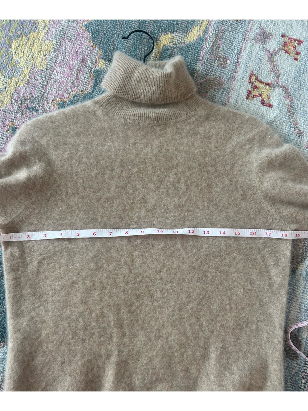 croft & barrow Cashmere Turtleneck Sweater in camel color - Picture 5 of 5